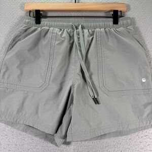 Willit Shorts Women Medium Green‎ Gray Nylon Outdoor Hike Comfort 5" Inch inseam